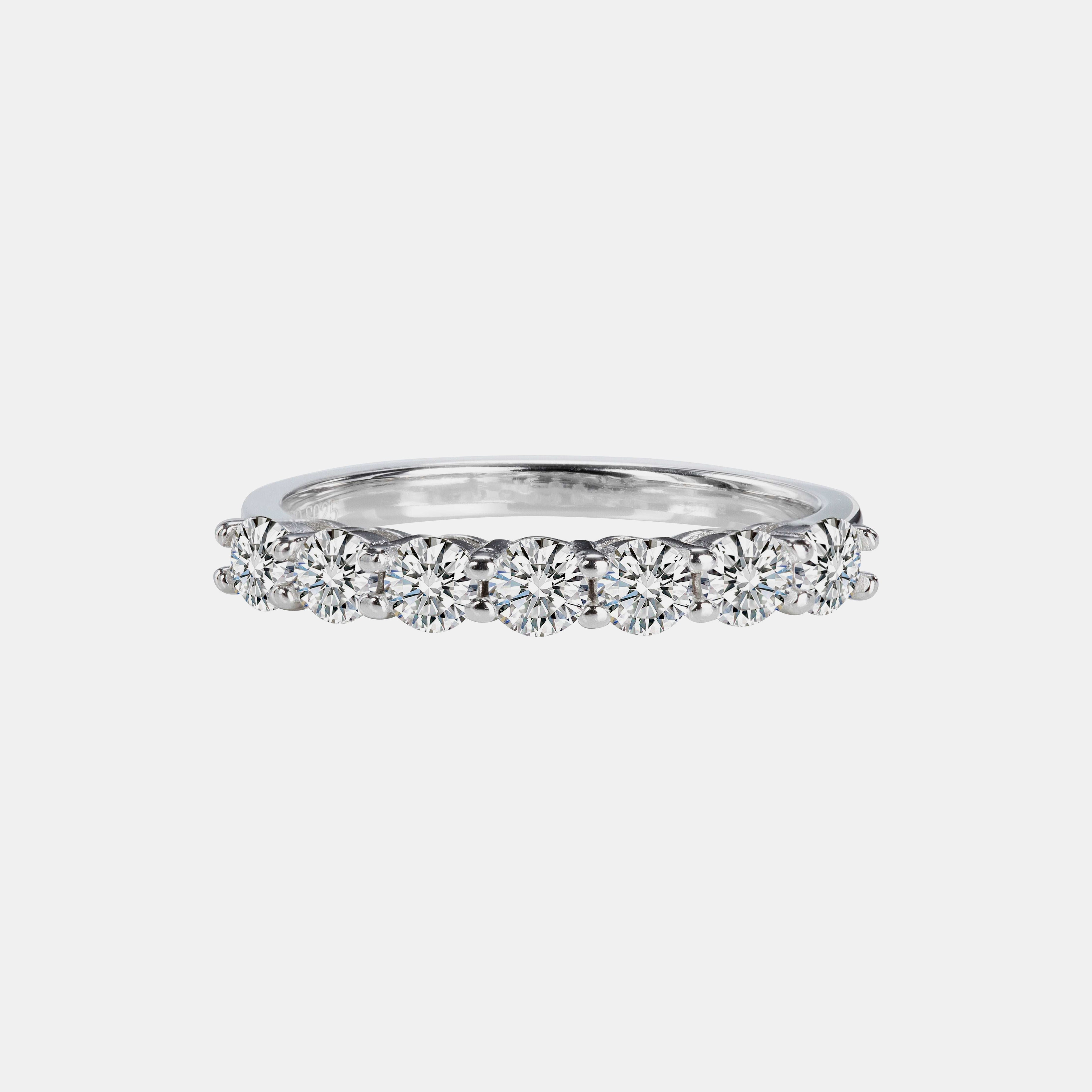 【#27】925 Sterling Silver Moissanite Ring