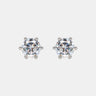 【#263】925 Sterling Silver Cubic Zirconia Earrings - Queenou Jewelry