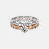 【400】"Winter Ball" Detachable Tiara Moissanite Ring - Queenou Jewelry