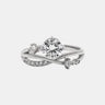 【437】"Cupid's Garden" 1 Carat Thorn Tiara Moissanite Ring - Queenou Jewelry