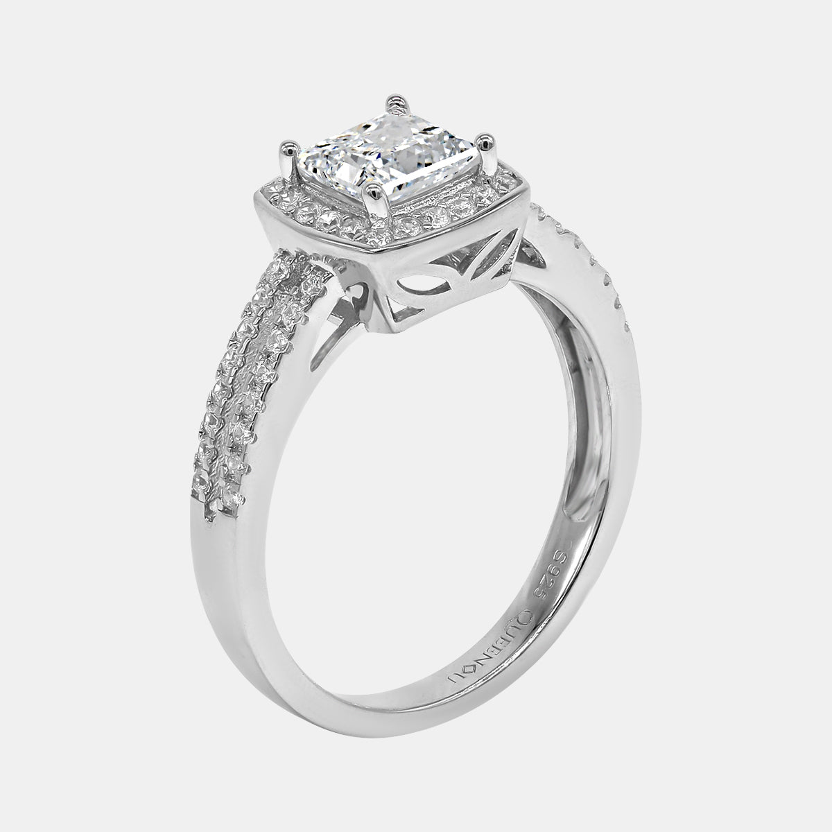 【703】New Arrival 925 Sterling Silver Moissanite Ring - Queenou Jewelry