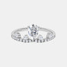 【708】New Arrival 925 Sterling Silver Moissanite Ring - Queenou Jewelry