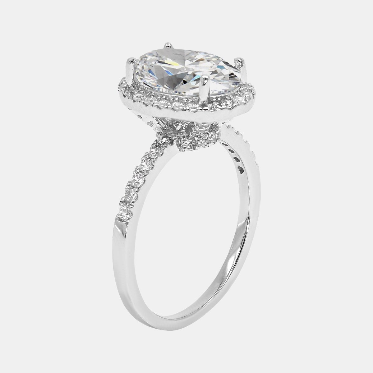 【713】New Arrival 925 Sterling Silver Moissanite Ring - Queenou Jewelry