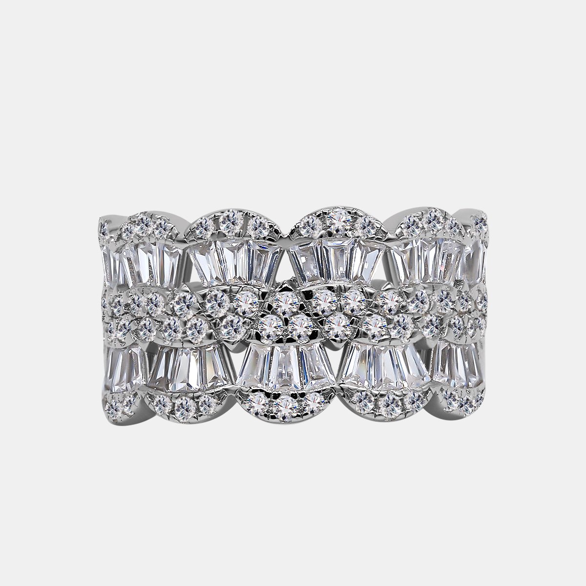 【715】New Arrival 925 Sterling Silver Zircon Ring - Queenou Jewelry