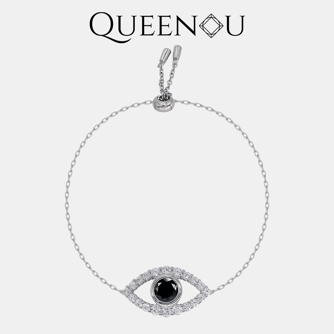 【890】Dream Eye Synthetic Moissanite Bracelet - Queenou Jewelry