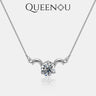 【891】Unique Zodiac Significance Synthetic Moissanite Necklace - Personalized Birthstone & Zodiac Sign Jewelry, Luxury Gift for Women, Anniversary/Birthday Gift - Queenou Jewelry