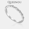 【923】Fate Entwined Vine Cubic Zirconia Ring - Queenou Jewelry