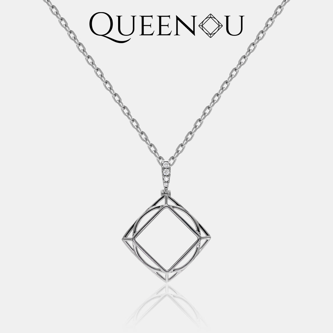 【QN001】Queenou Exclusive Brand Necklace 925 Sterling Silver - Queenou Jewelry