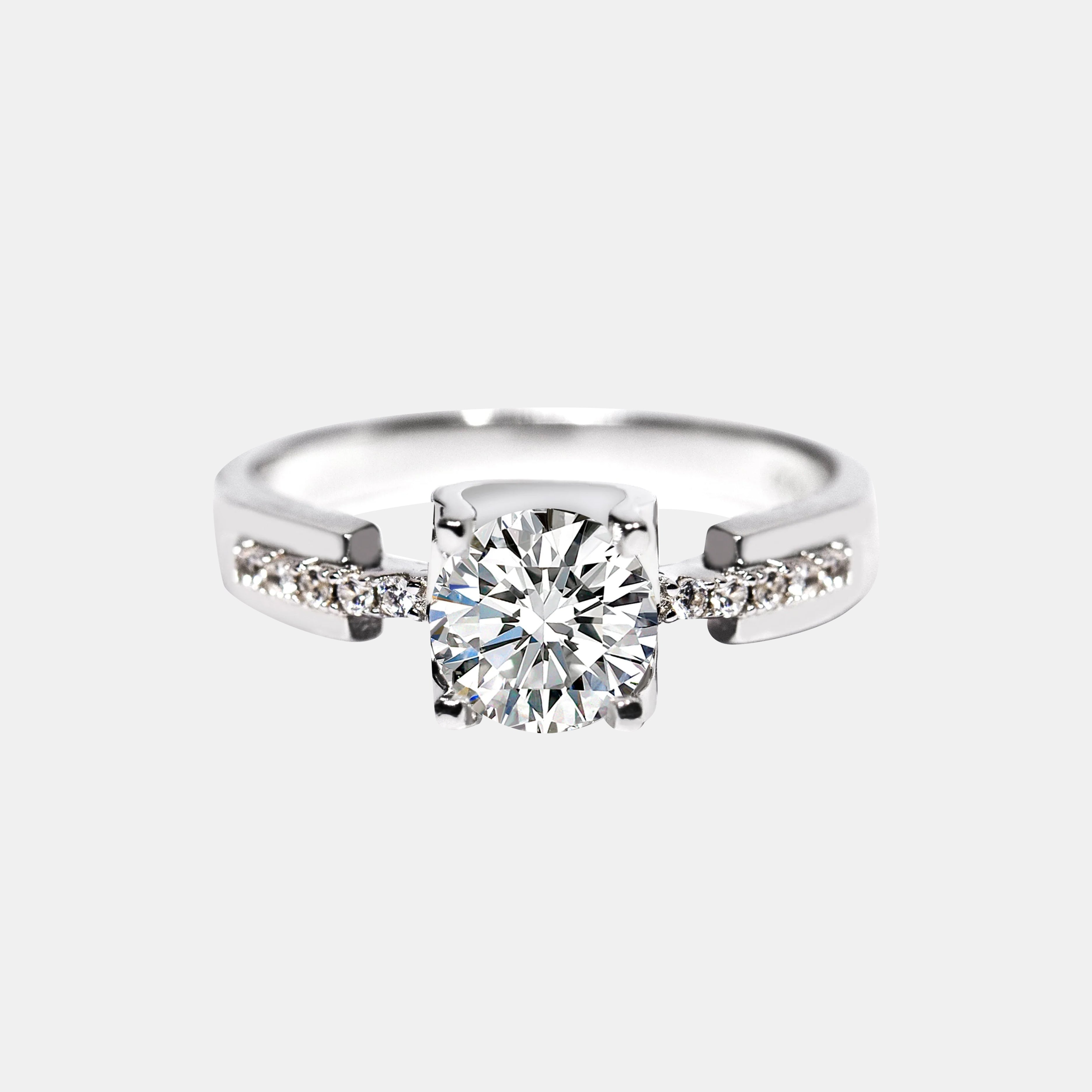 【#9】925 Sterling Silver Moissanite Ring