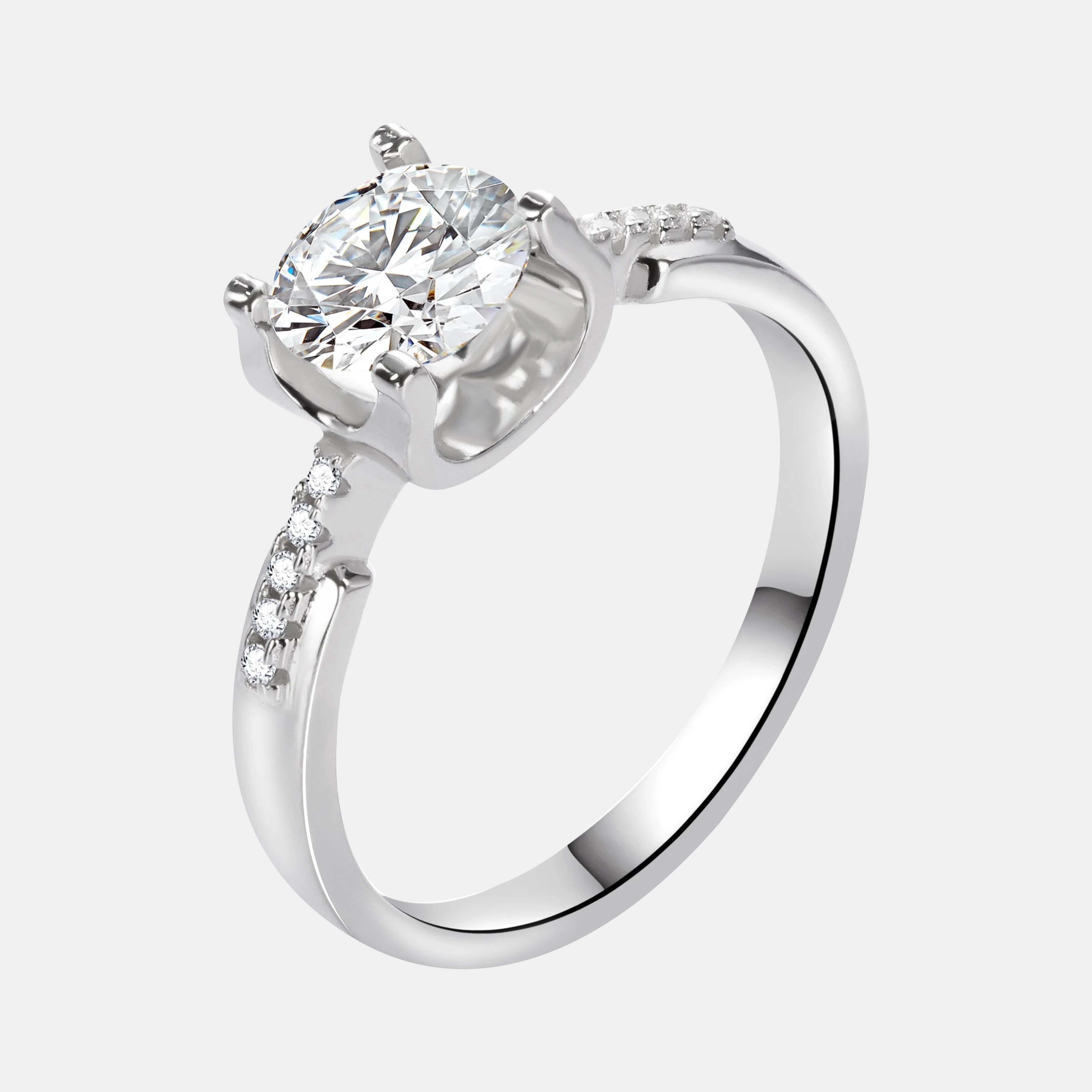 【#9】925 Sterling Silver Moissanite Ring